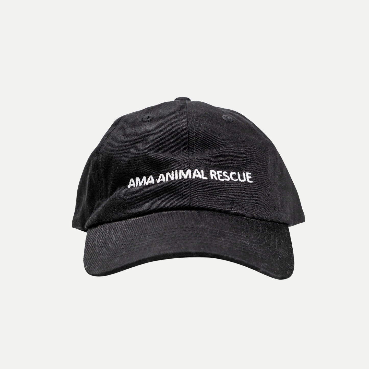 AMA Animal Rescue Black Logo Cap