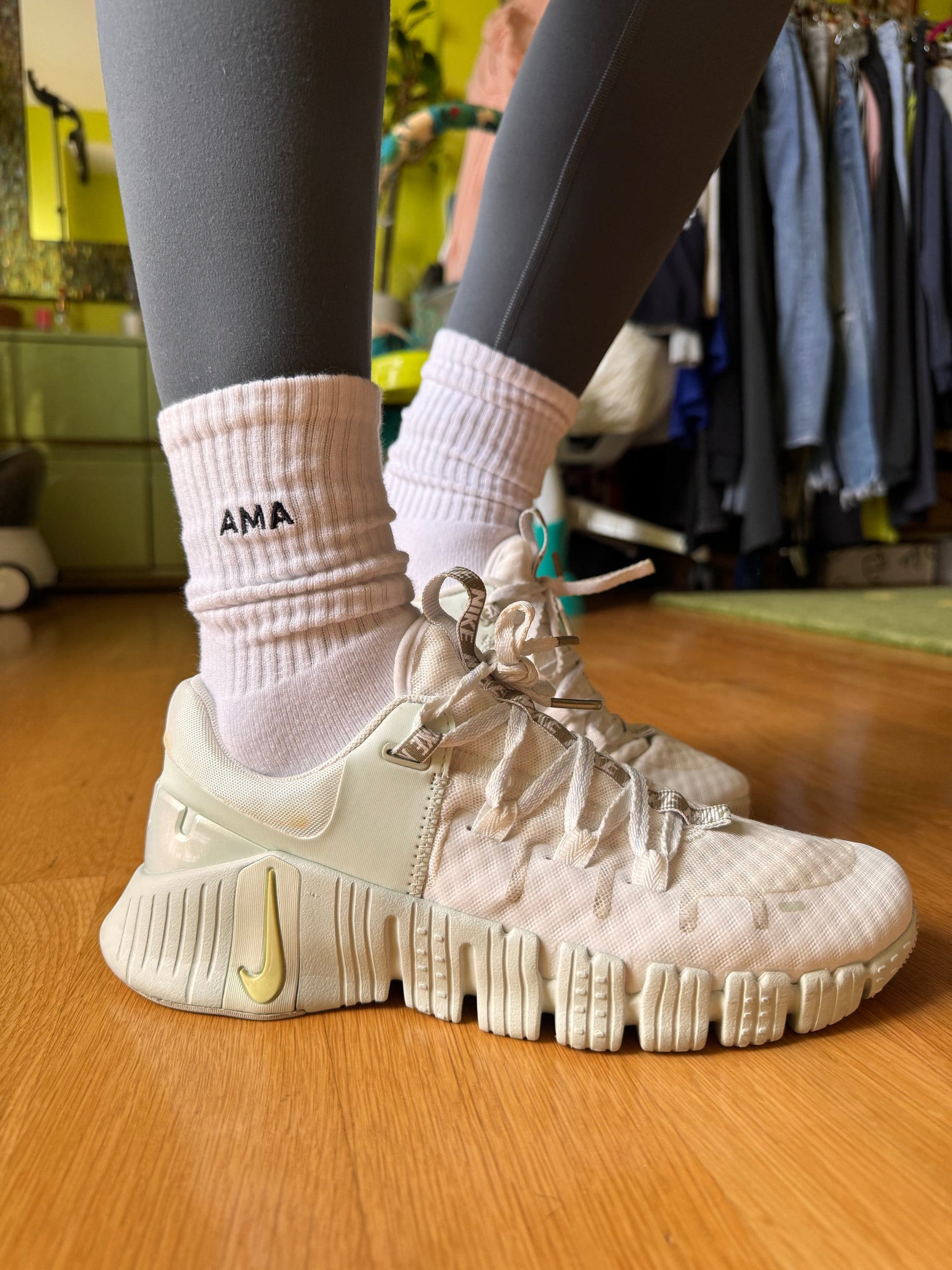 AMA Embroidered Socks