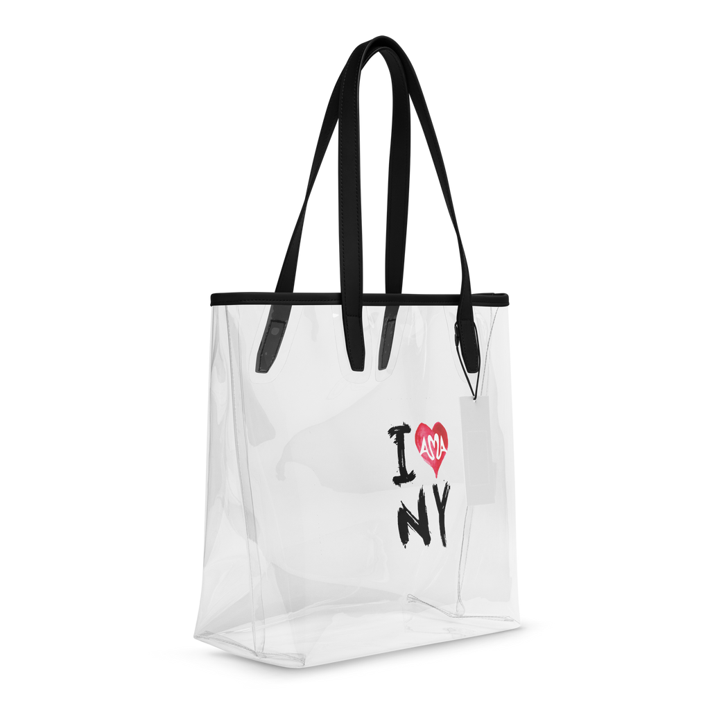AMA I Love NY Clear Tote Bag