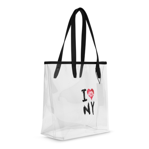 AMA I Love NY Clear Tote Bag