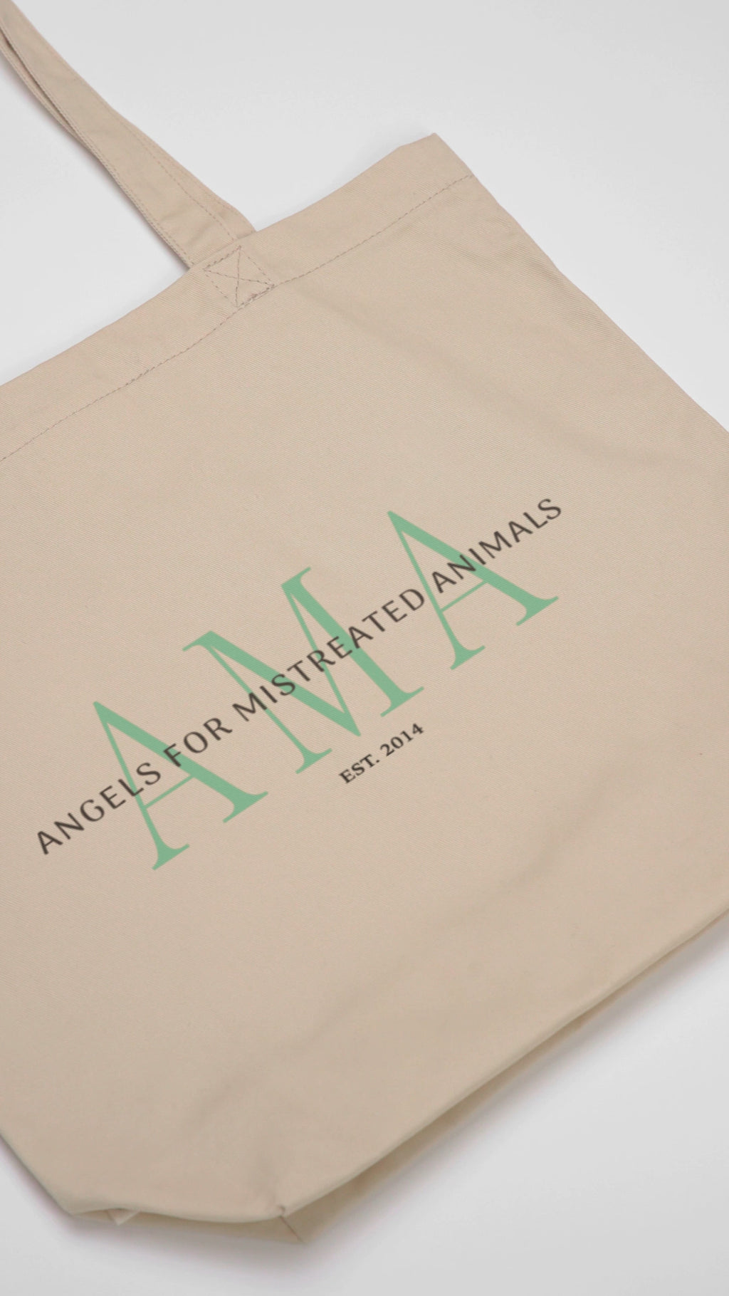 AMA Logo Large Organic Tote Bag