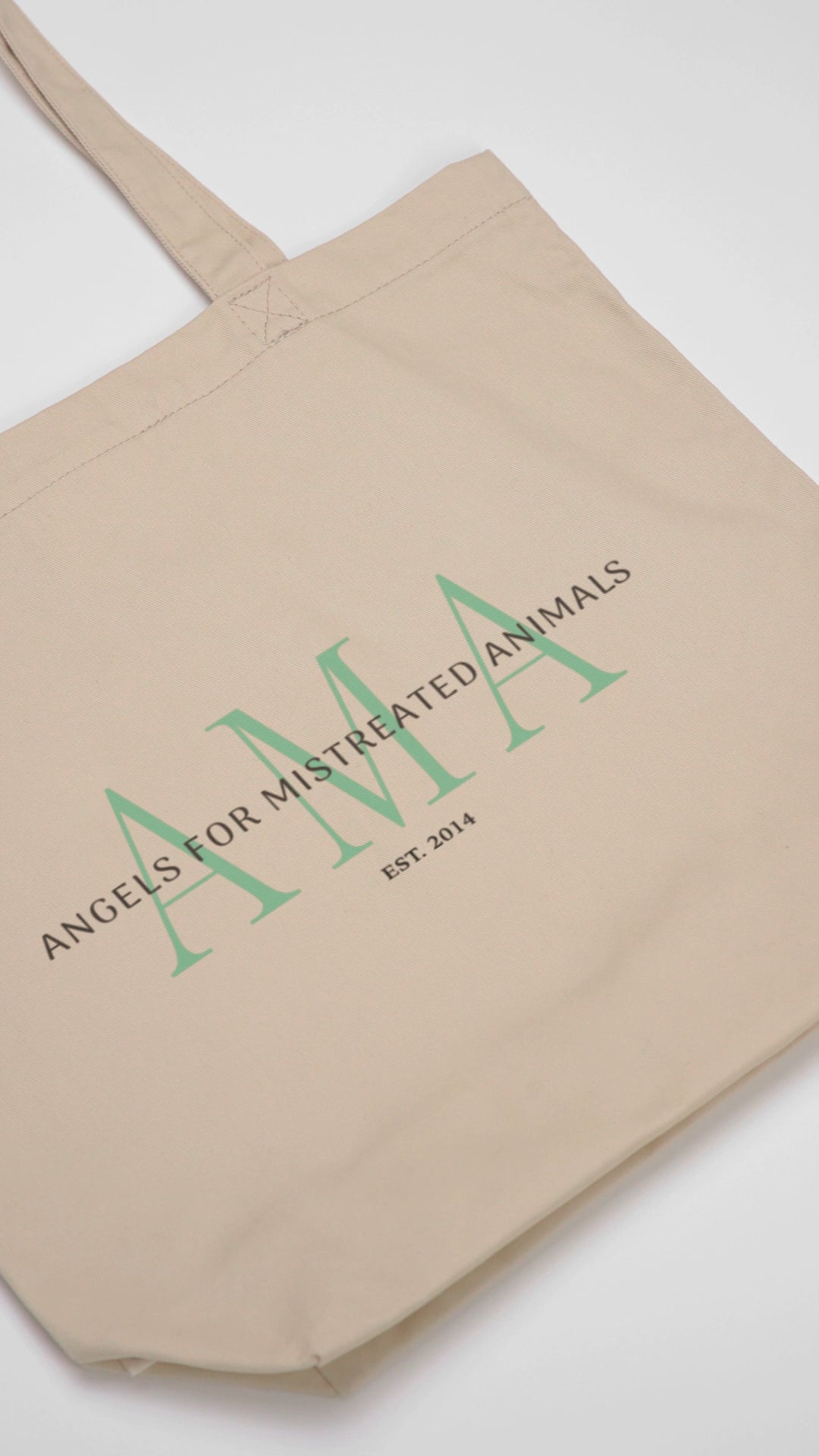 AMA Logo Large Organic Tote Bag
