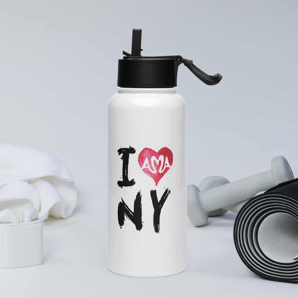 AMA I LOVE NY Water Bottle