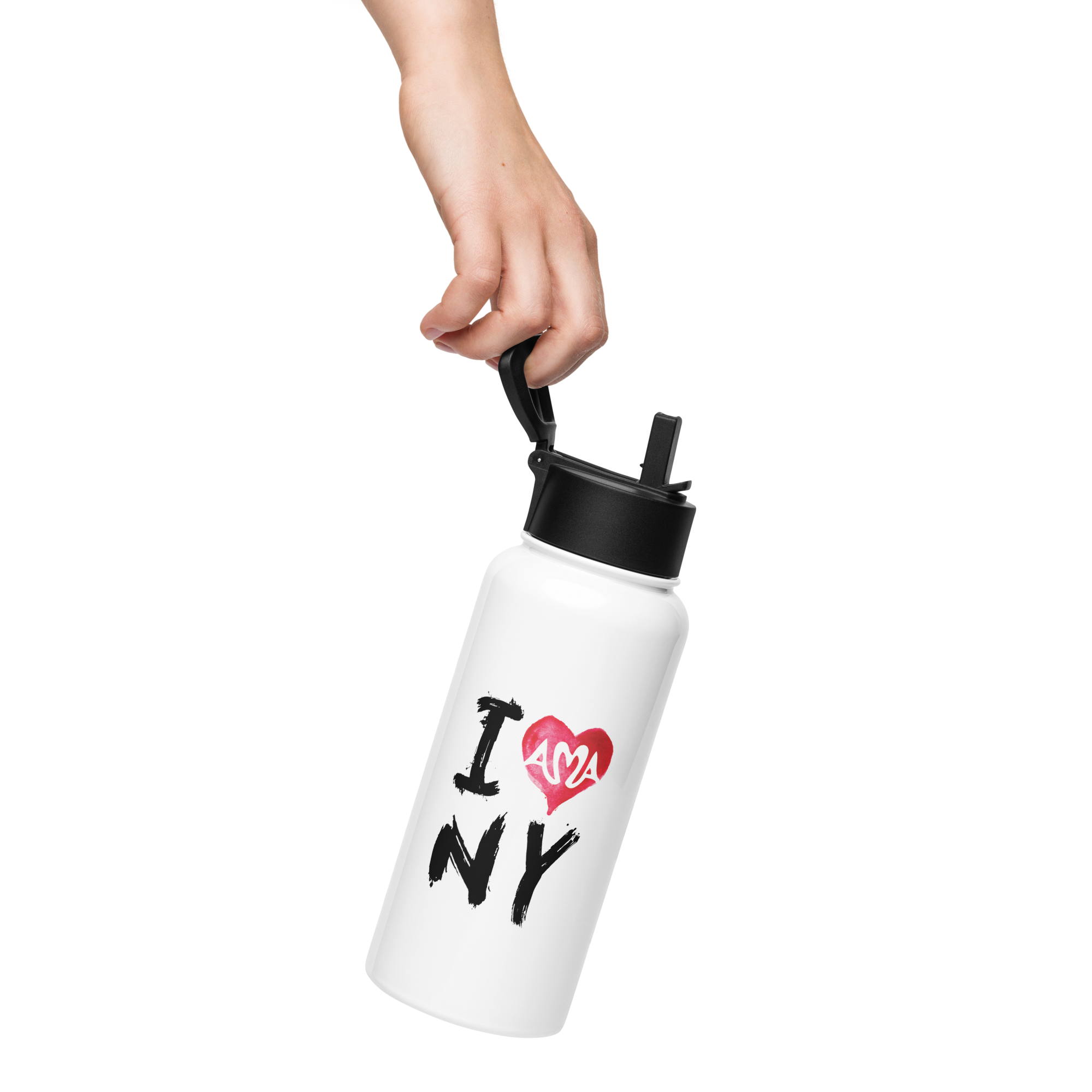 AMA I LOVE NY Water Bottle