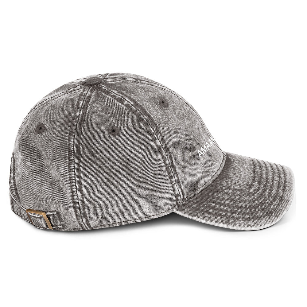 AMA Logo Vintage Cotton Cap – AMA Animal Rescue