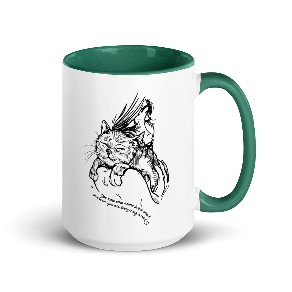 AMA You're My World Cat Mug