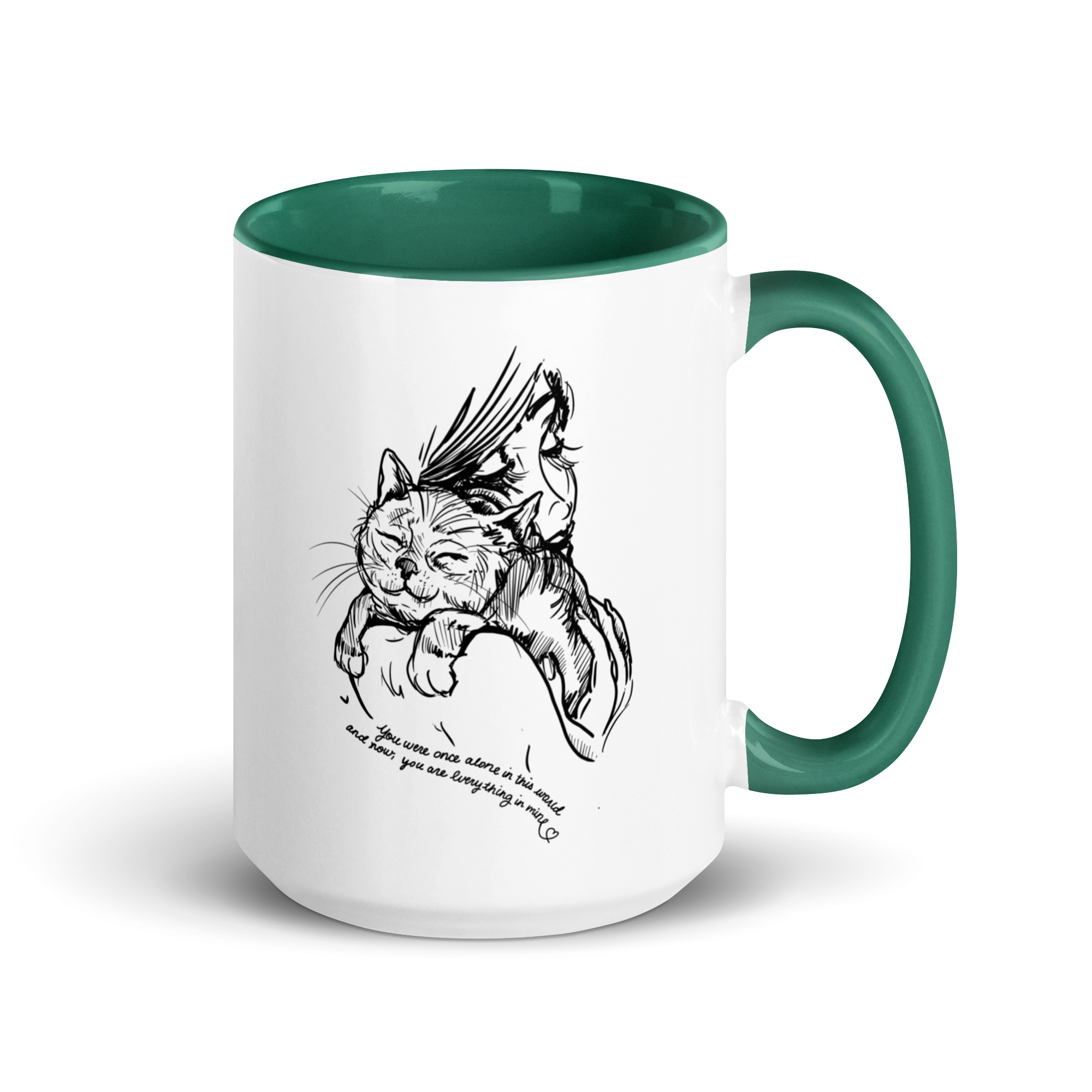 AMA You're My World Cat Mug