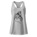 AMA You're My World Cat Fitted Racerback Tank Top