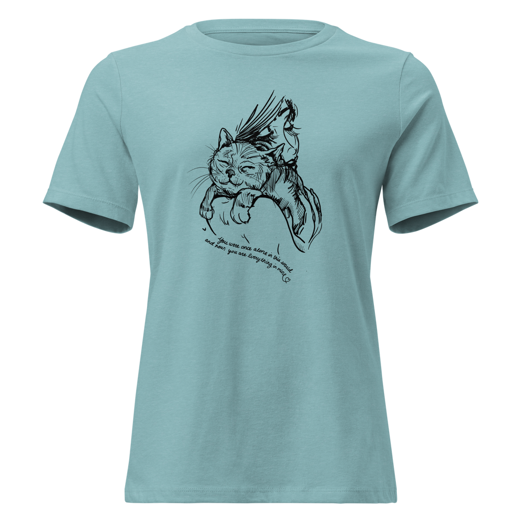 AMA You're My World Cat Relaxed T-Shirt
