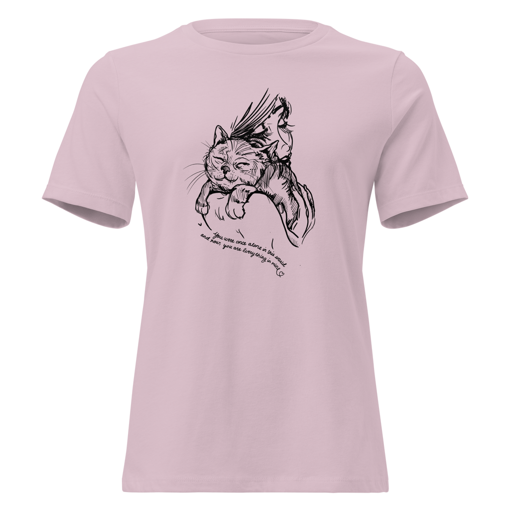 AMA You're My World Cat Relaxed T-Shirt