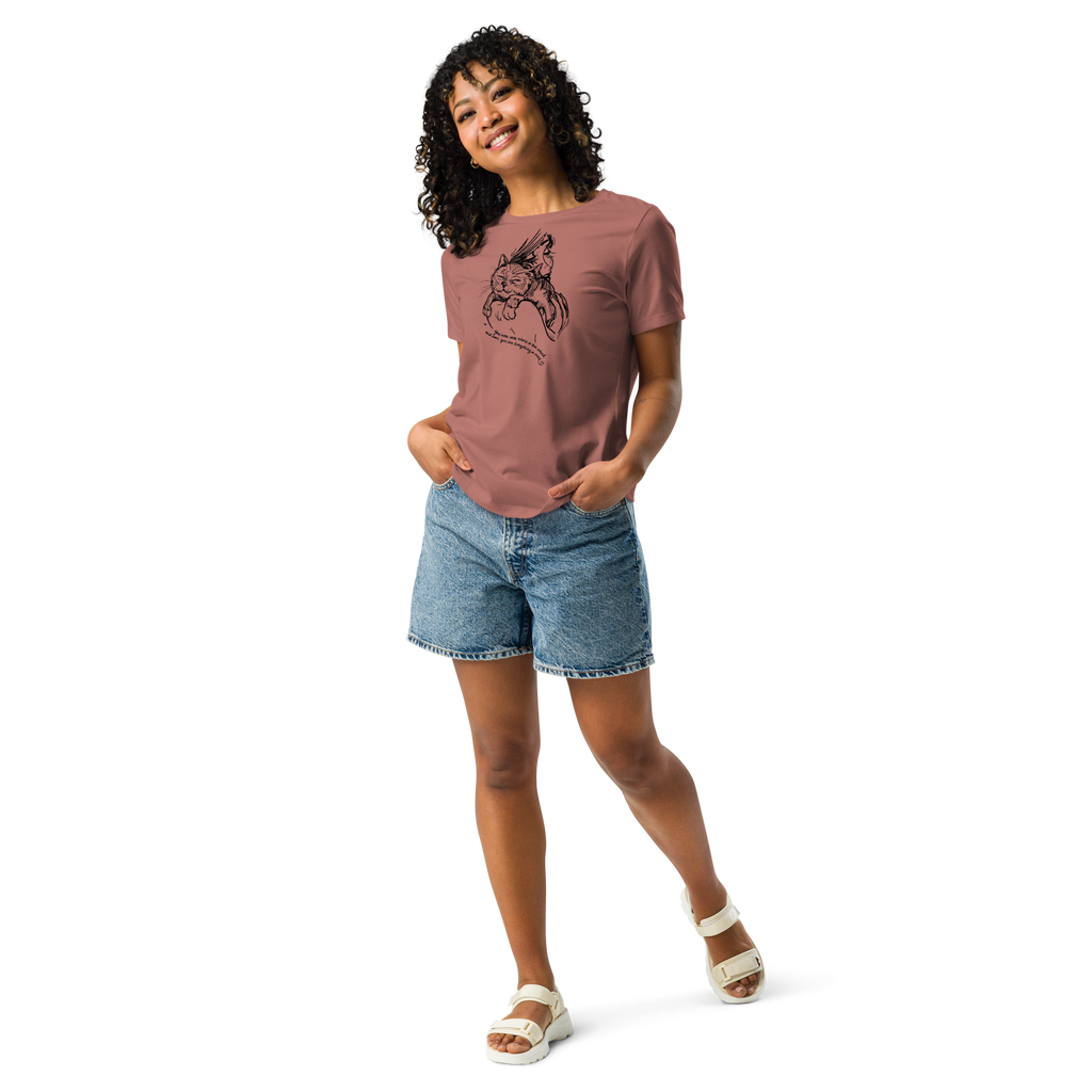 AMA You're My World Cat Relaxed T-Shirt