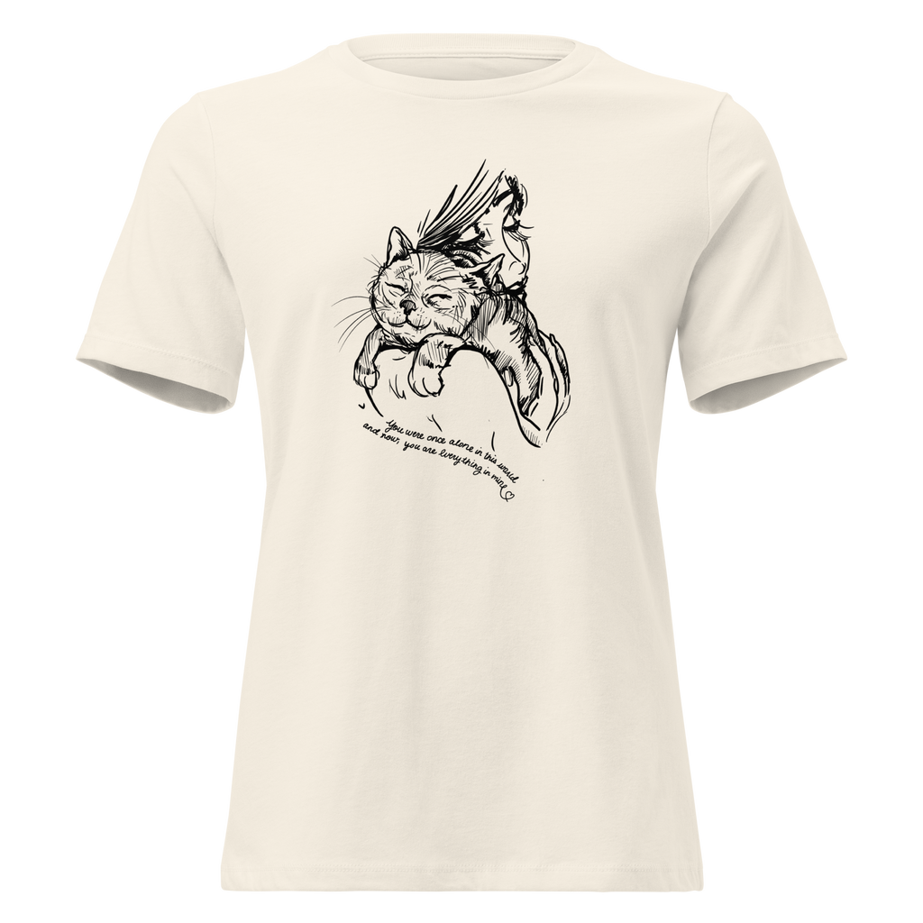 AMA You're My World Cat Relaxed T-Shirt