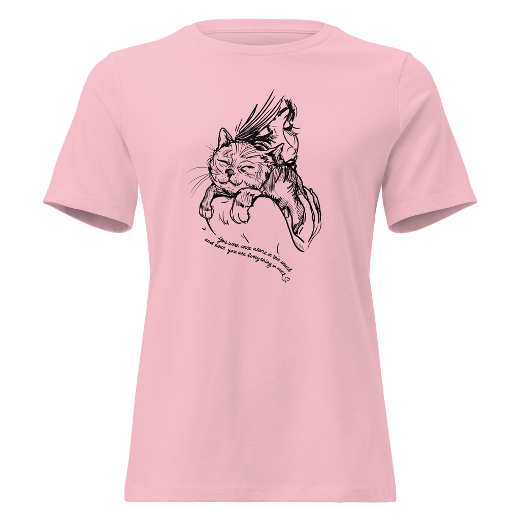 AMA You're My World Cat Relaxed T-Shirt